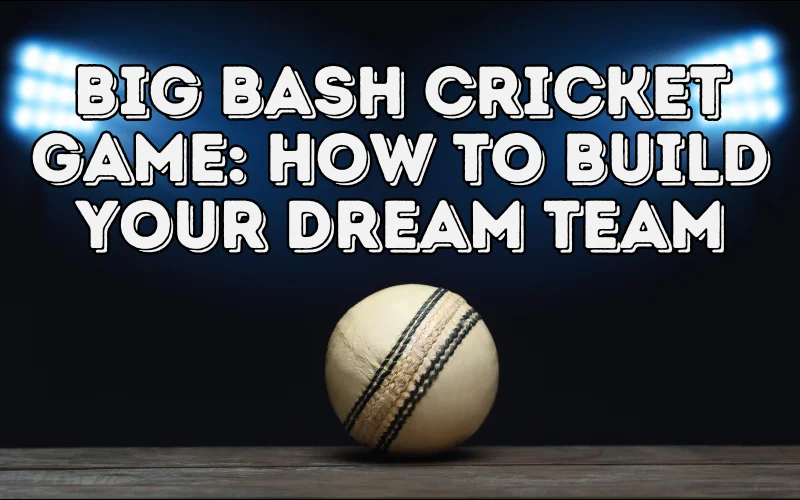 big bash cricket game