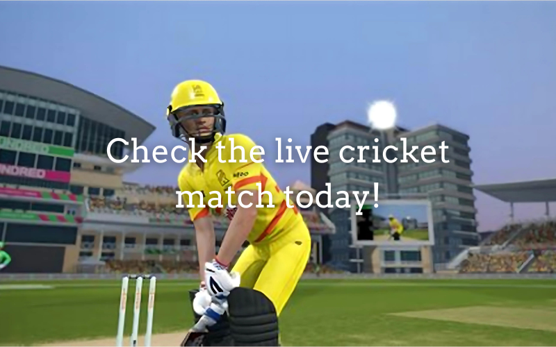 live cricket match today